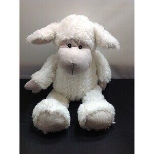 Apple Sauce Lamb Plush Stuffed Animal Soft 15" White Sheep